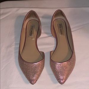 Pink flats